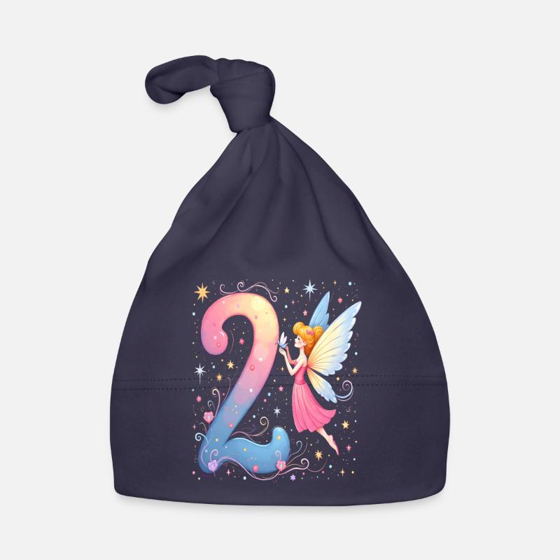 Douce Fée 2ème Anniversaire pour les filles Bonnet bio Bébé