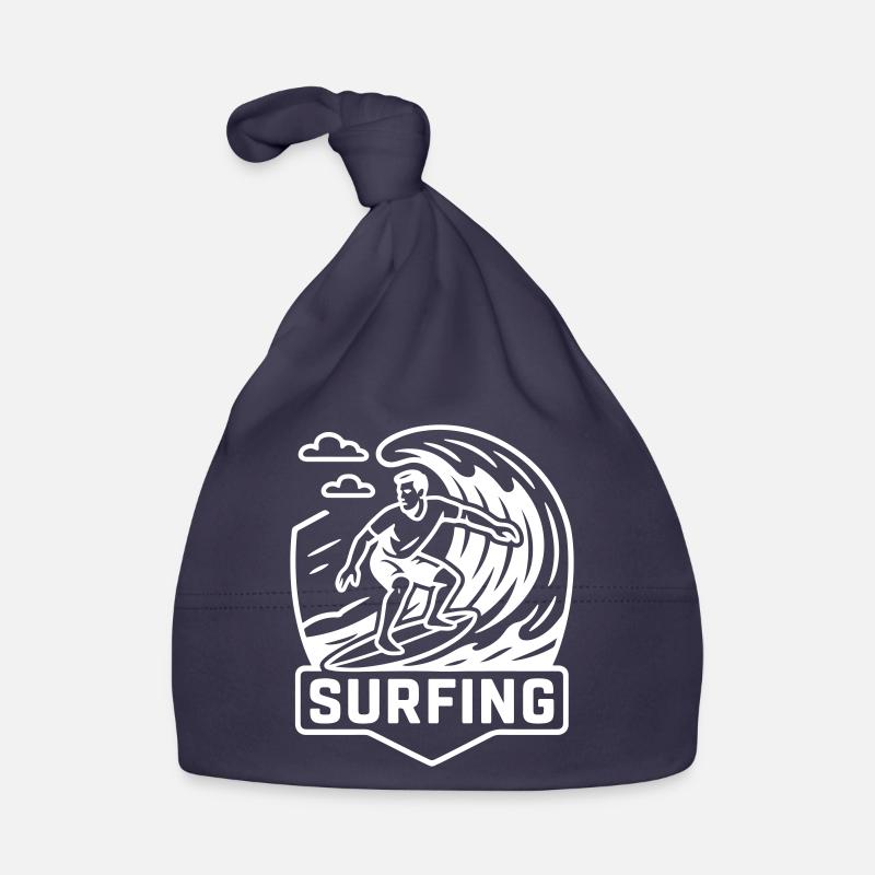 Surfeur Logo Surfeur Bonnet bio Bébé