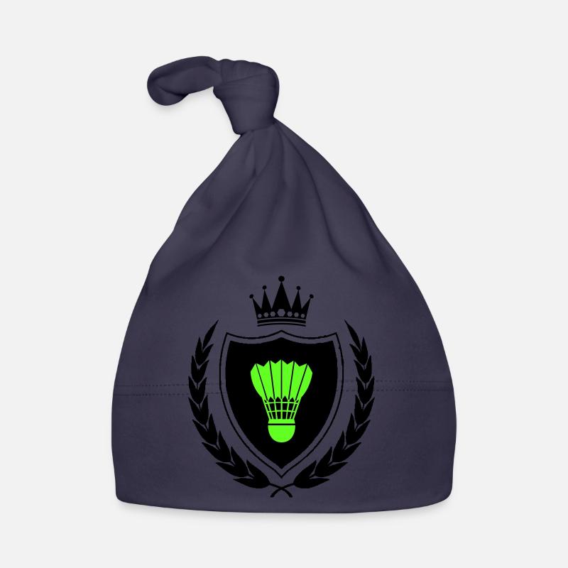 Wapenschild badminton Bio-muts voor baby's
