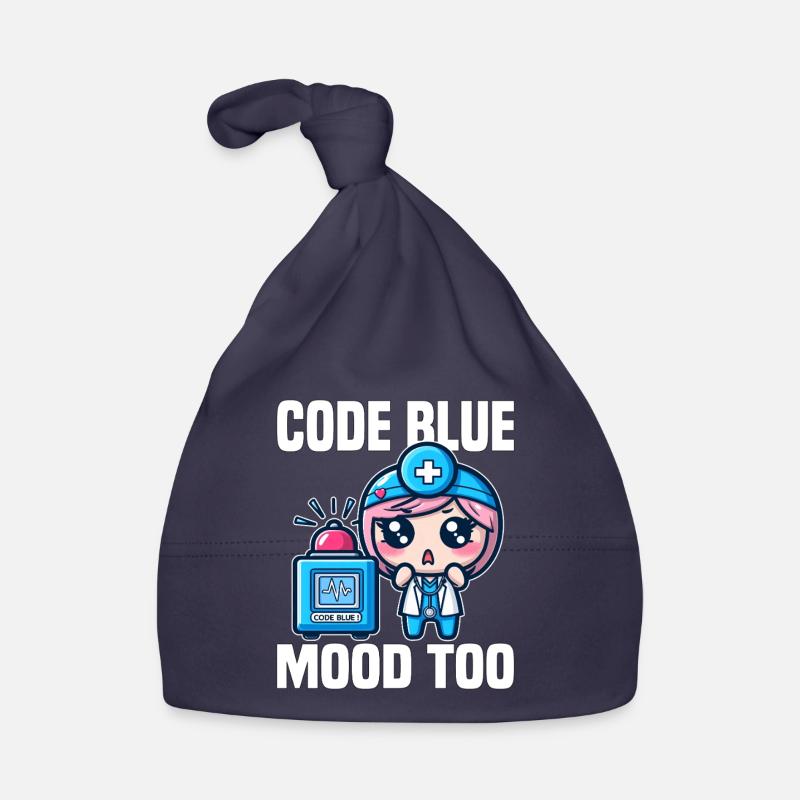 CODE BLUE, MOOD TOO - CADEAU MÉDECIN Bonnet bio Bébé