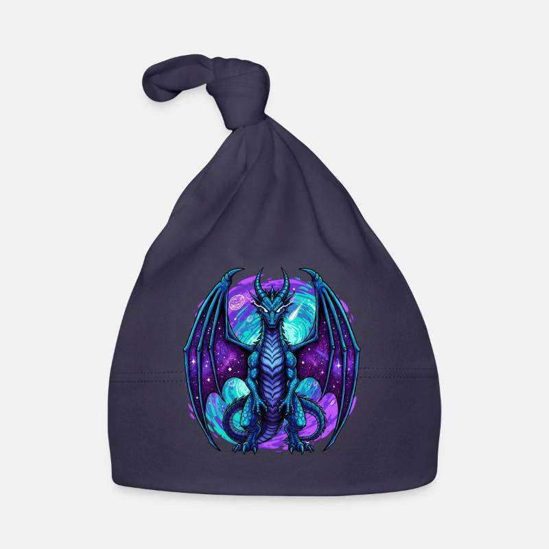 Dragon Bleu Bonnet bio Bébé