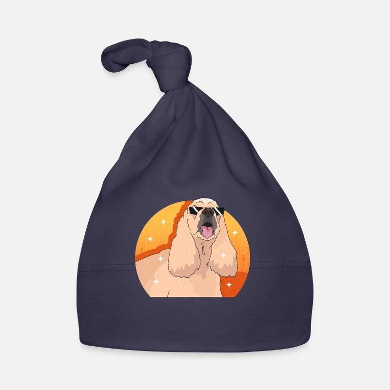 Cocker américain Spaniel chien cadeau Bonnet bio Bébé