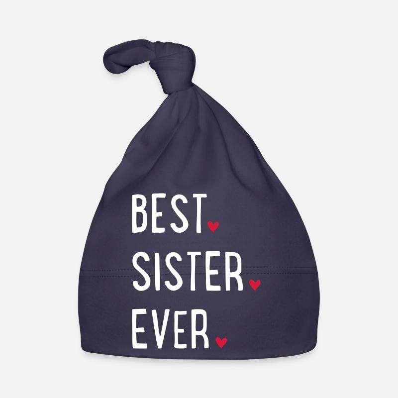 Beste Schwester der Welt Baby Bio-Mütze