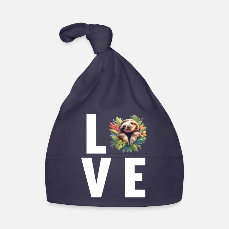 Luiaards Luiaard Bio-muts voor baby's
