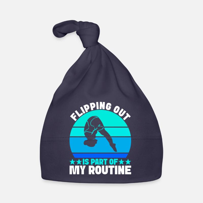 Diving diving board Organic Baby Cap
