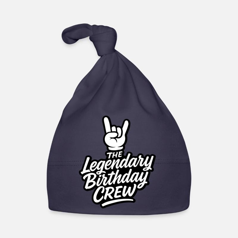 Birthday Crew Party Organic Baby Cap