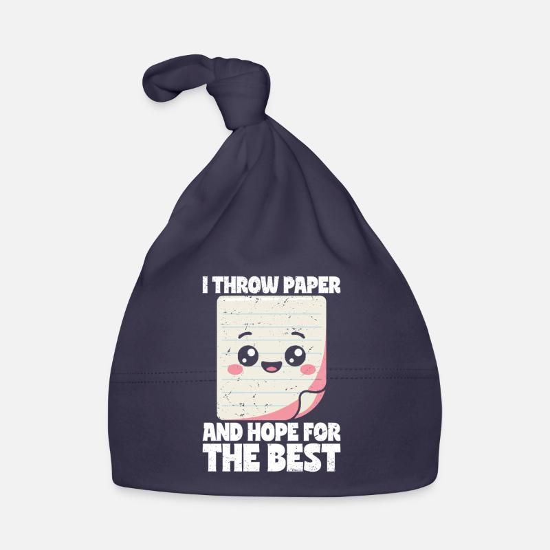Papier Lancer Ciseaux Pierre Papier Cadeau Bonnet bio Bébé
