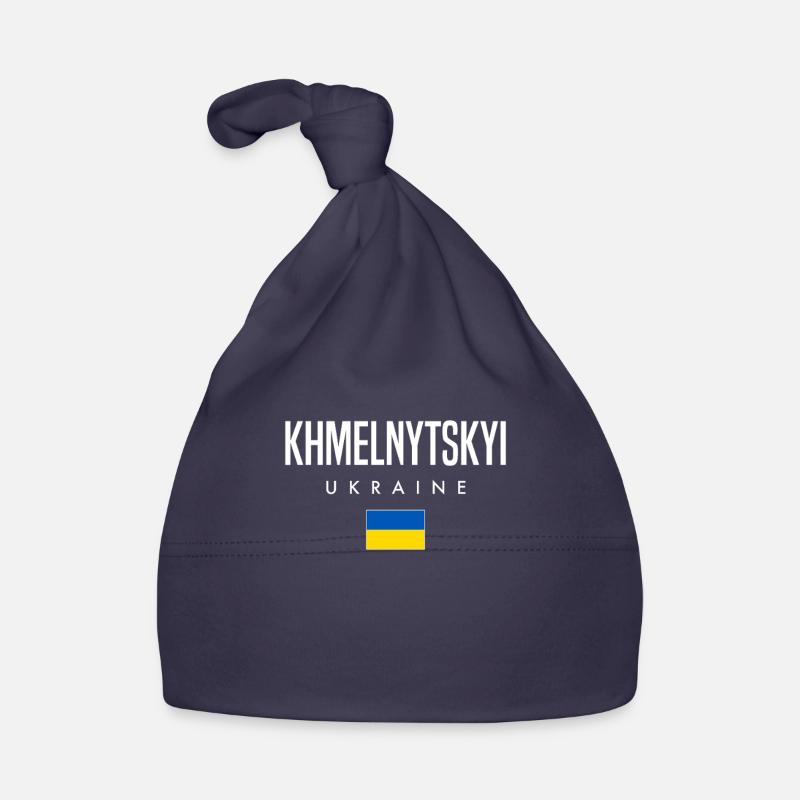 Khmelnytskyi Ukraine - Baby Bio-Mütze - Navy