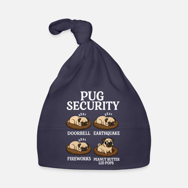 Mops Baby Bio-Mütze