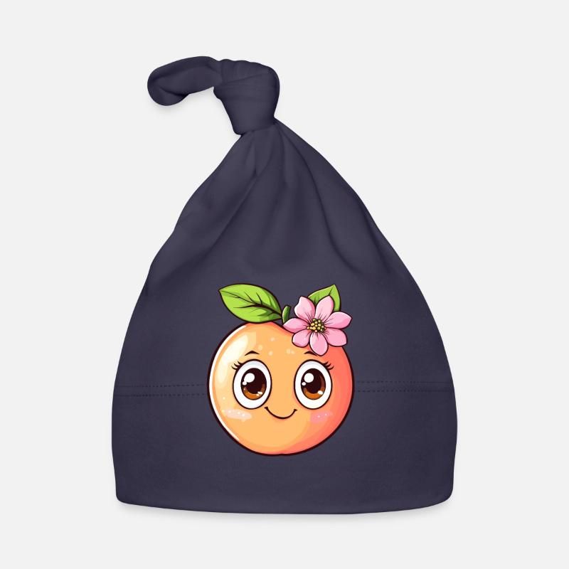 Pêcher avec fleur Bonnet bio Bébé