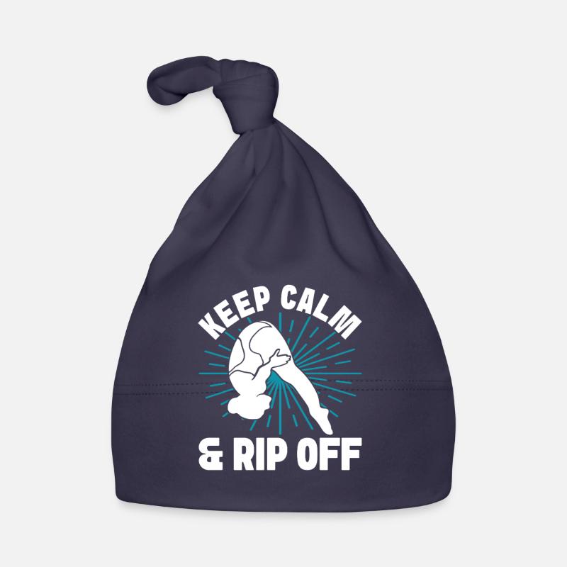 Diving diving board Organic Baby Cap