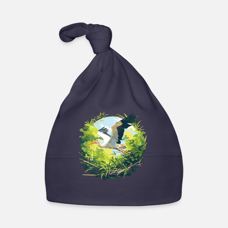 Storks Stork Organic Baby Cap