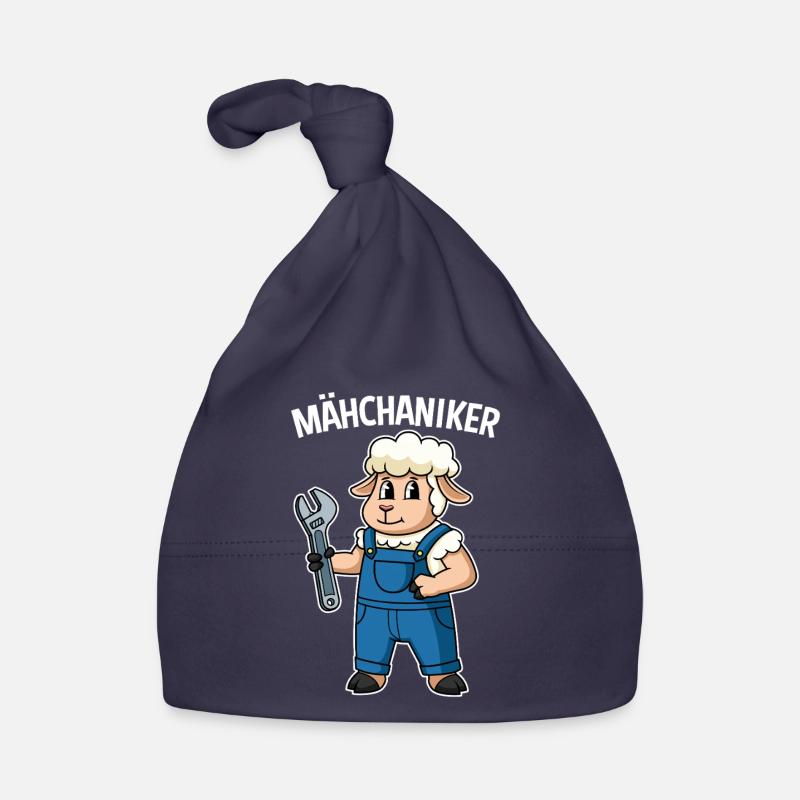 Mechatronics engineer car mechanic technician sheep Organic Baby Cap