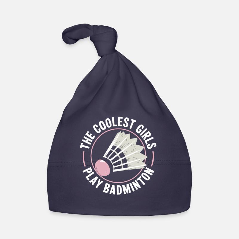 Conception de filles de badminton Bonnet bio Bébé