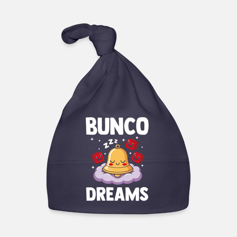 Funny Dice Game Night Gift Bunco Player Organic Baby Cap