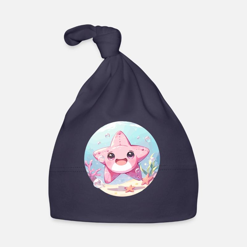 Étoile de mer Étoile de mer Bonnet bio Bébé