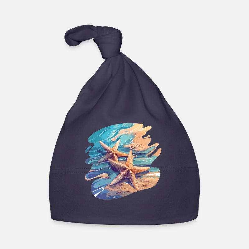 Étoile de mer Étoile de mer Bonnet bio Bébé