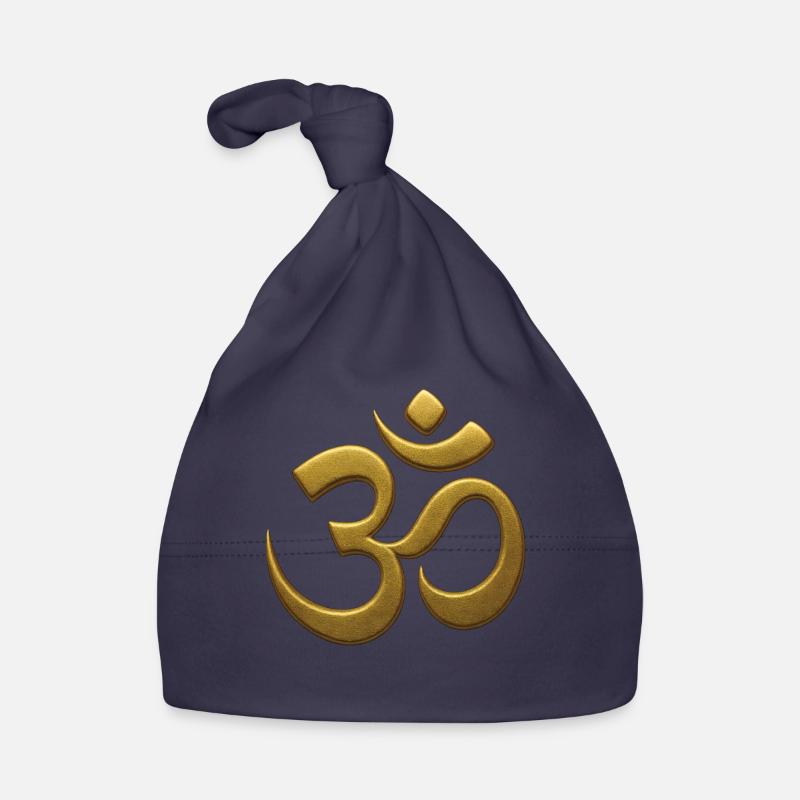 Om Mindfulness Affirmation Conscience spirituelle Bonnet bio Bébé