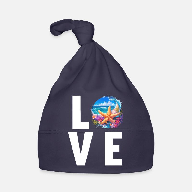 Étoile de mer Étoile de mer Bonnet bio Bébé