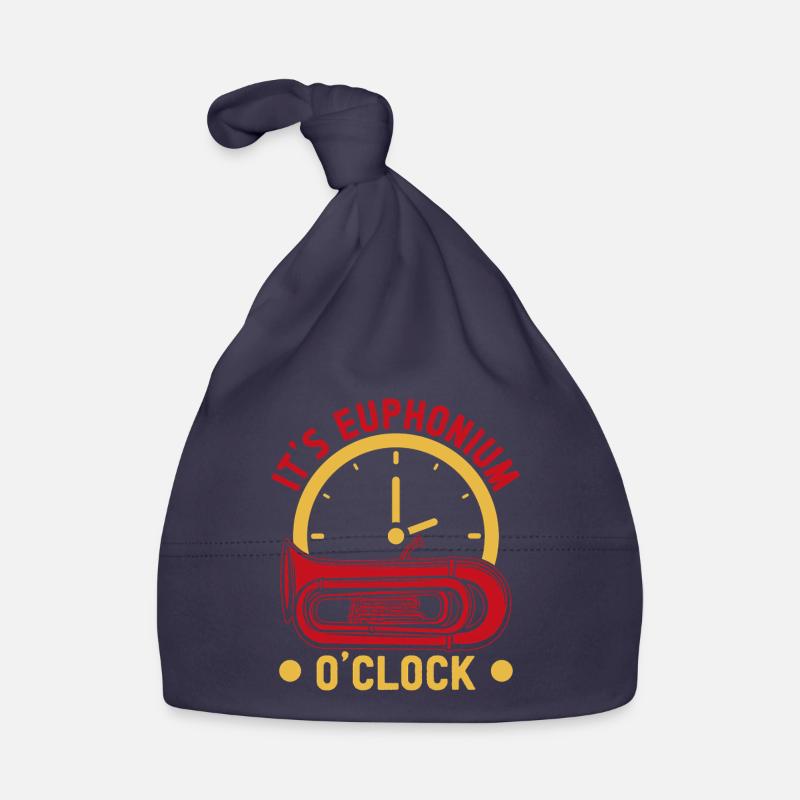 Euphonium It's O'Clock Baritone Marching Band Organic Baby Cap
