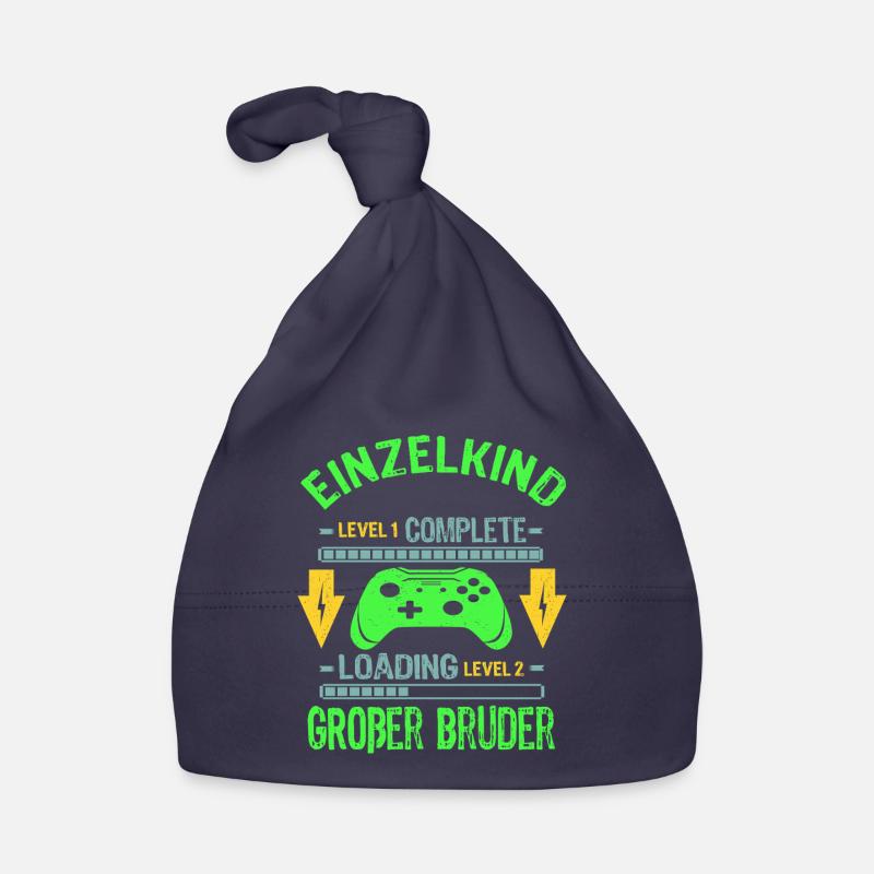 Einzelkind Complete - Loading Großer Bruder 2026 Baby Bio-Mütze