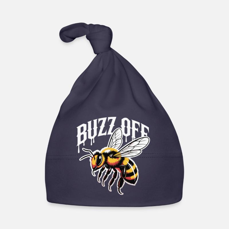 Illustration de Bee Buzz Off Bonnet bio Bébé