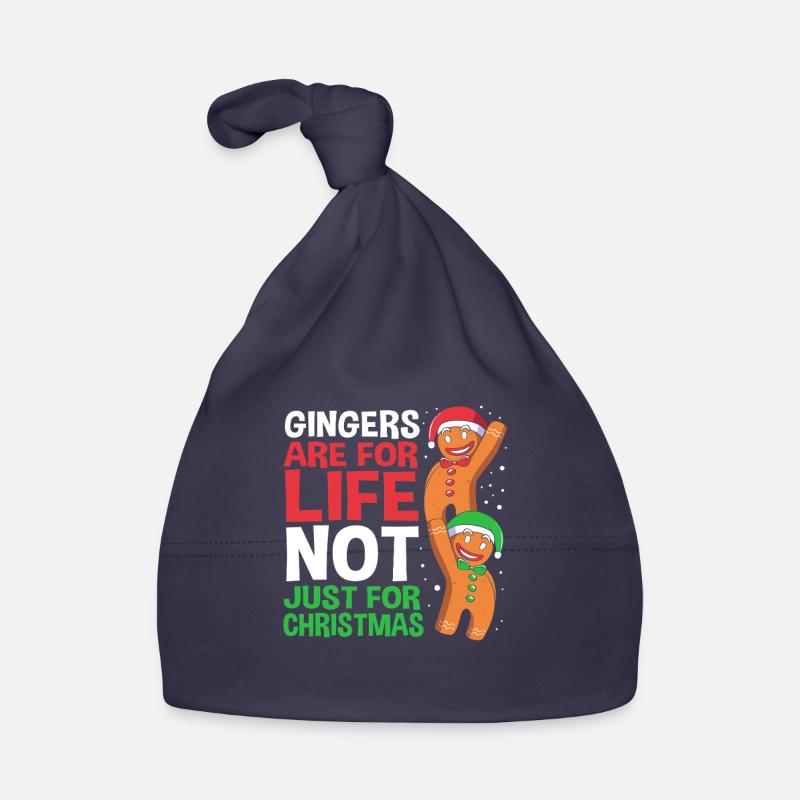 Gingerbread man Christmas gingerbread Organic Baby Cap