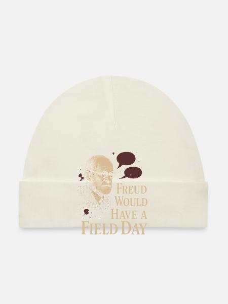 Future psychologist diagnose me - Organic Baby Cap - navy - Front