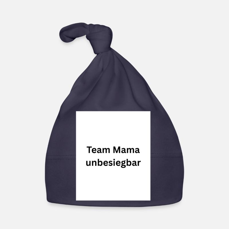 Team Mama Invincible Organic Baby Cap