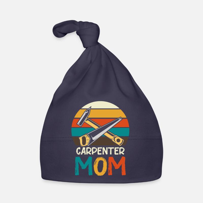 Carpenter Mother Retro Tool Organic Baby Cap
