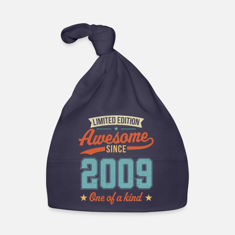 Awesome Since 2009 Organic Baby Cap