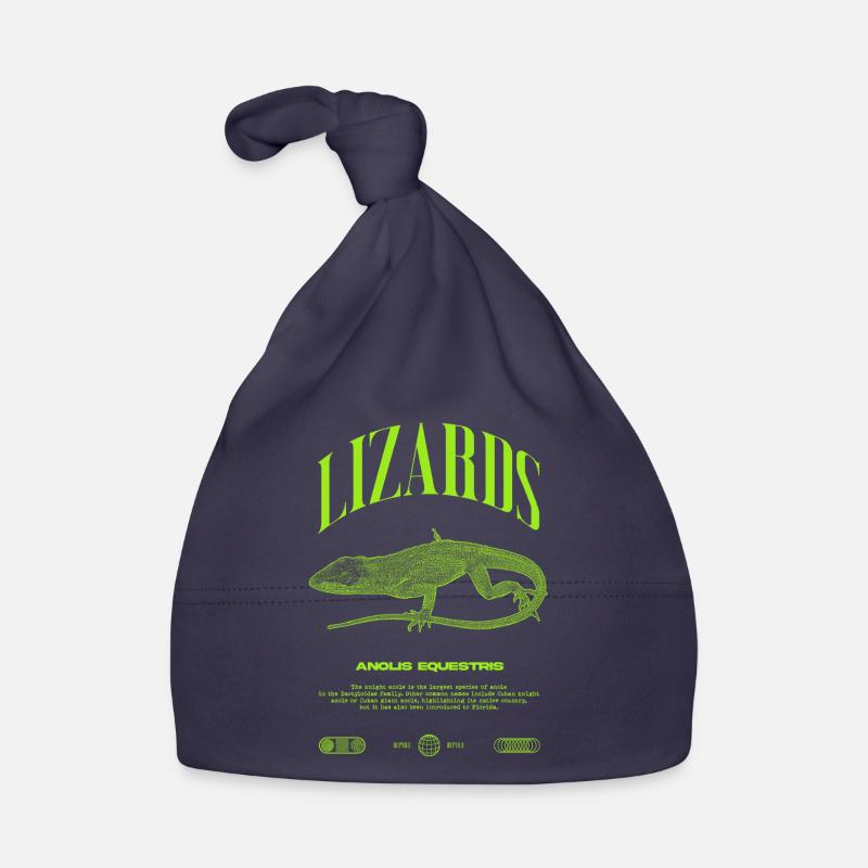 Cuban Knight Anole Reptile Keeper Lizard Organic Baby Cap