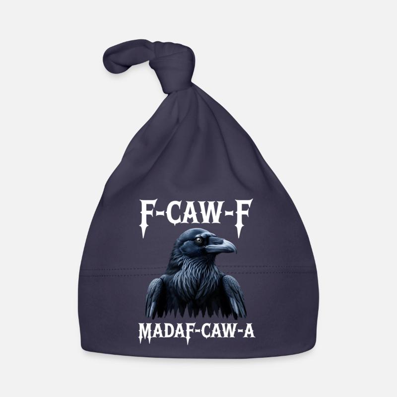 Ravens Gothic Graffiti Design Organic Baby Cap