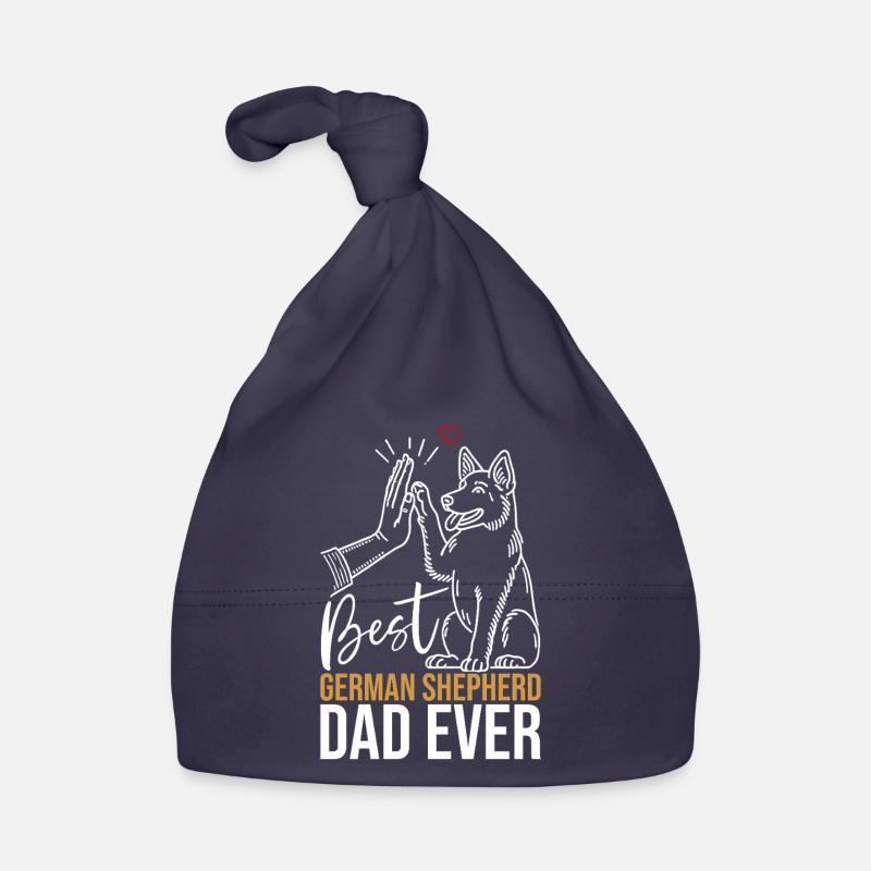 German Shepherd Dad Father's Day Father Organic Baby Cap