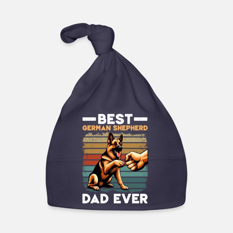 German Shepherd Dad Father's Day Father Organic Baby Cap