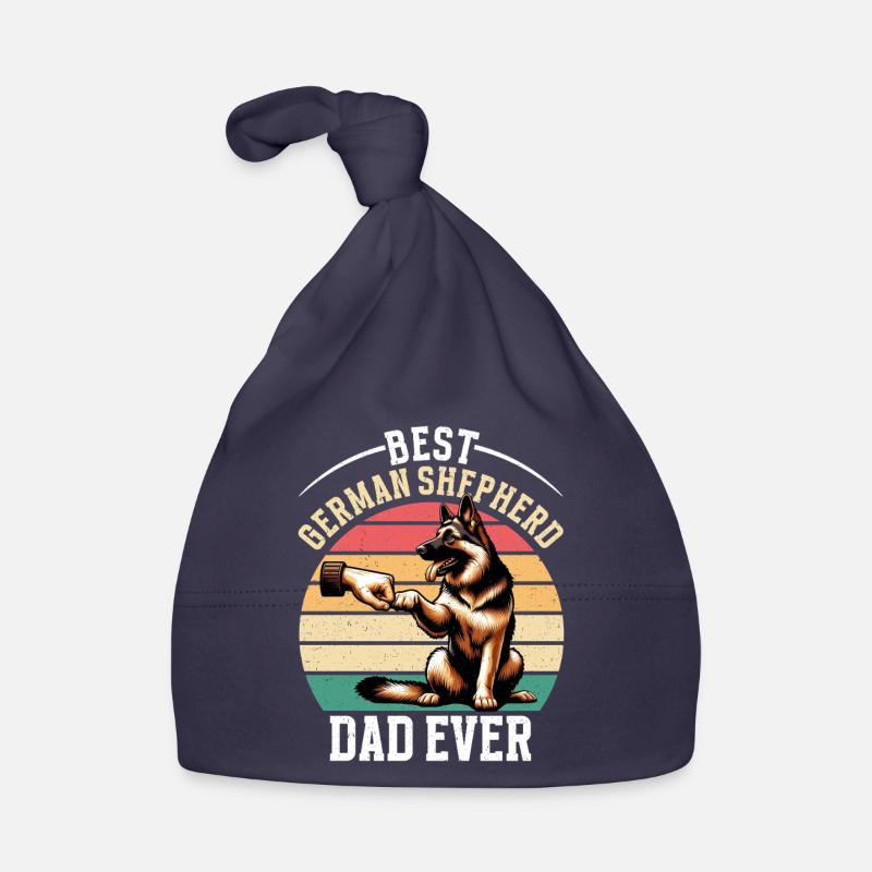 German Shepherd Dad Father's Day Father Organic Baby Cap