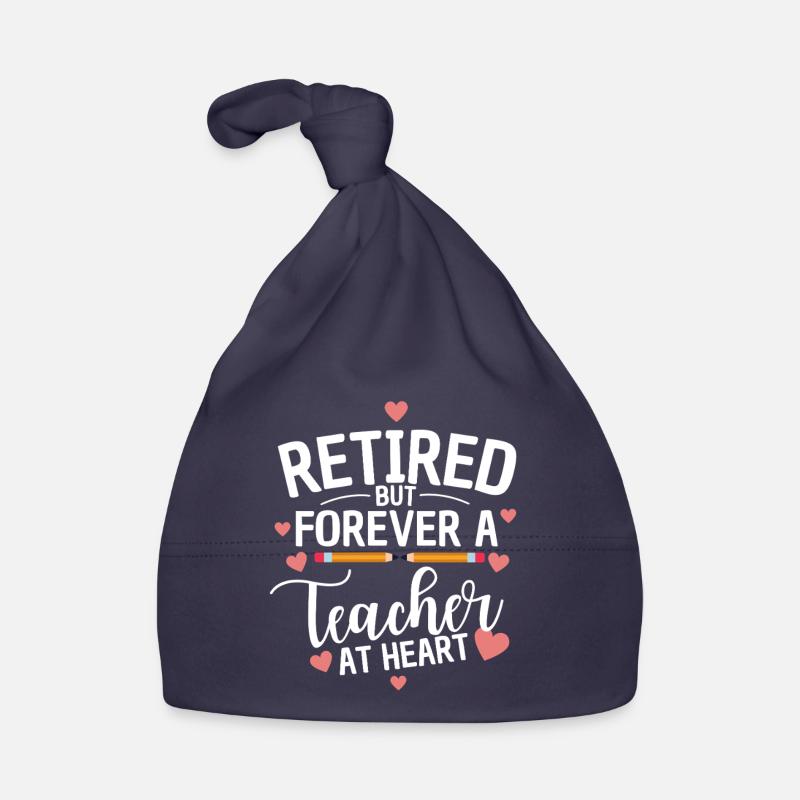 Retired Teacher Retiree Teaching Organic Baby Cap
