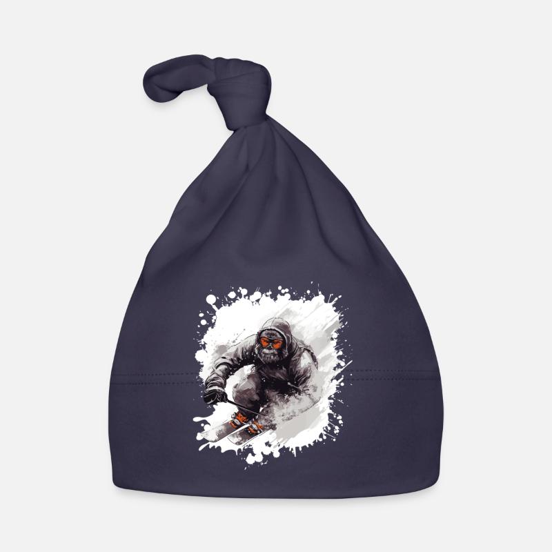 Gorilla Ski Skiing Bonnet bio Bébé