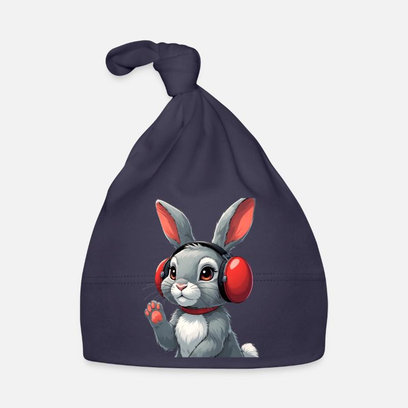 Casque Bunny Cuddly Bunny Bonnet bio Bébé