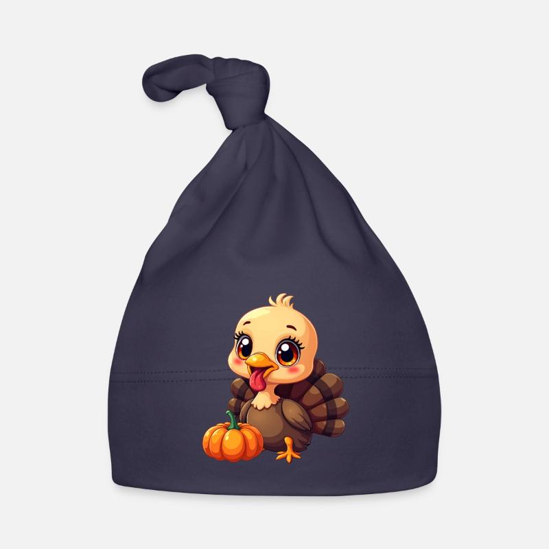 Bébé dinde de Thanksgiving Bonnet bio Bébé