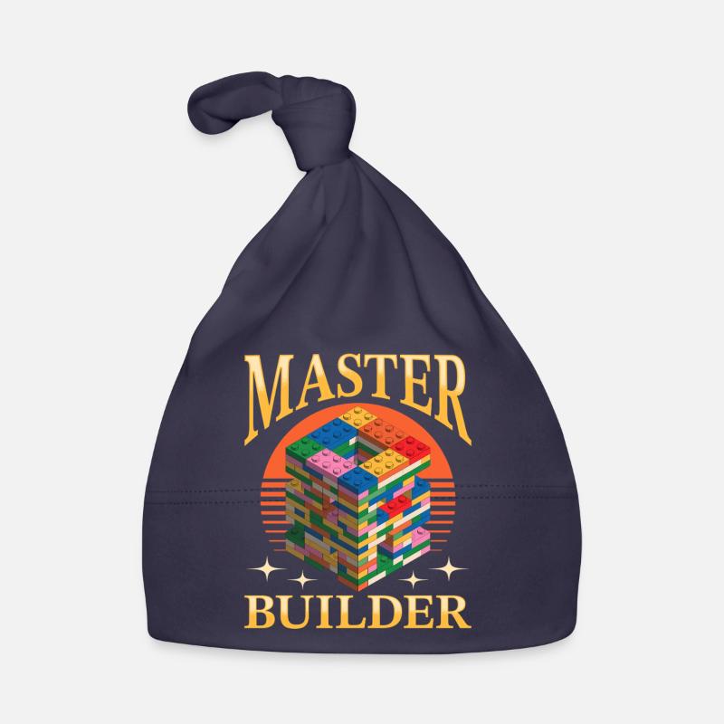 Building Blocks Kids Brick Builder Organic Baby Cap