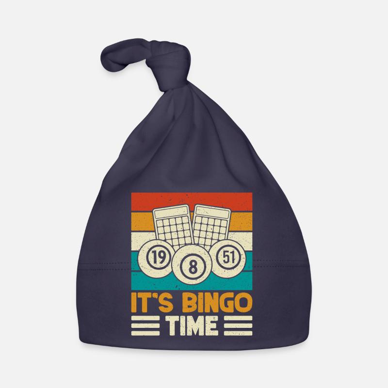 Bingo Game It ́s Time Bingo Organic Baby Cap