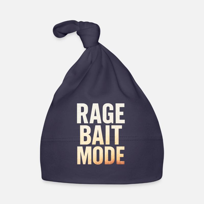 Rage Bait Mode, Funny Saying  Organic Baby Cap
