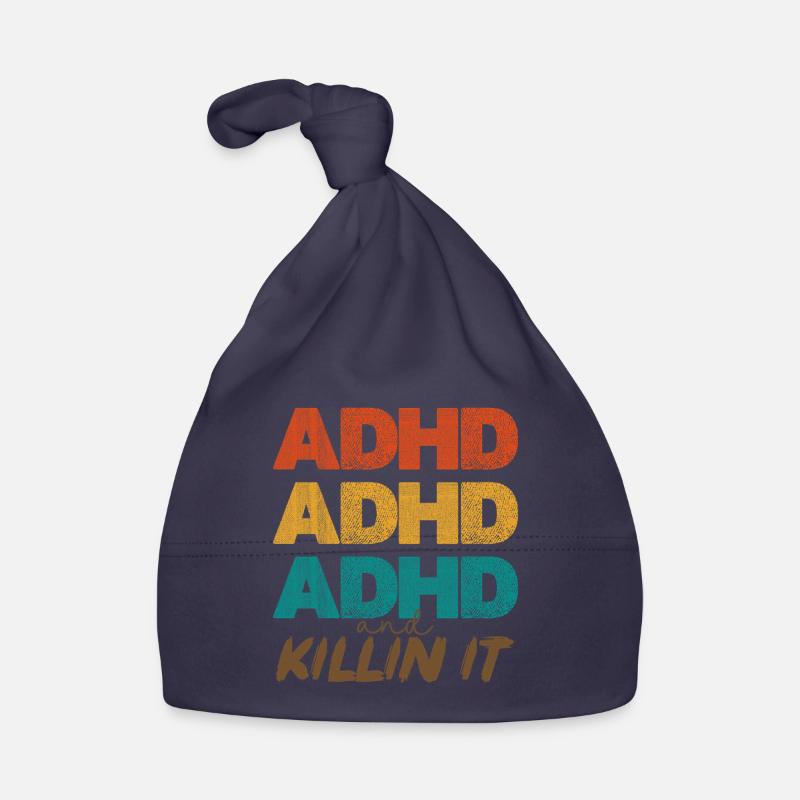 ADHD Power Color Stacking Organic Baby Cap