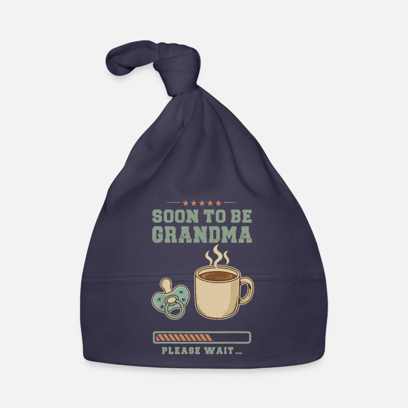 Expectant granny loading future grandmother Organic Baby Cap