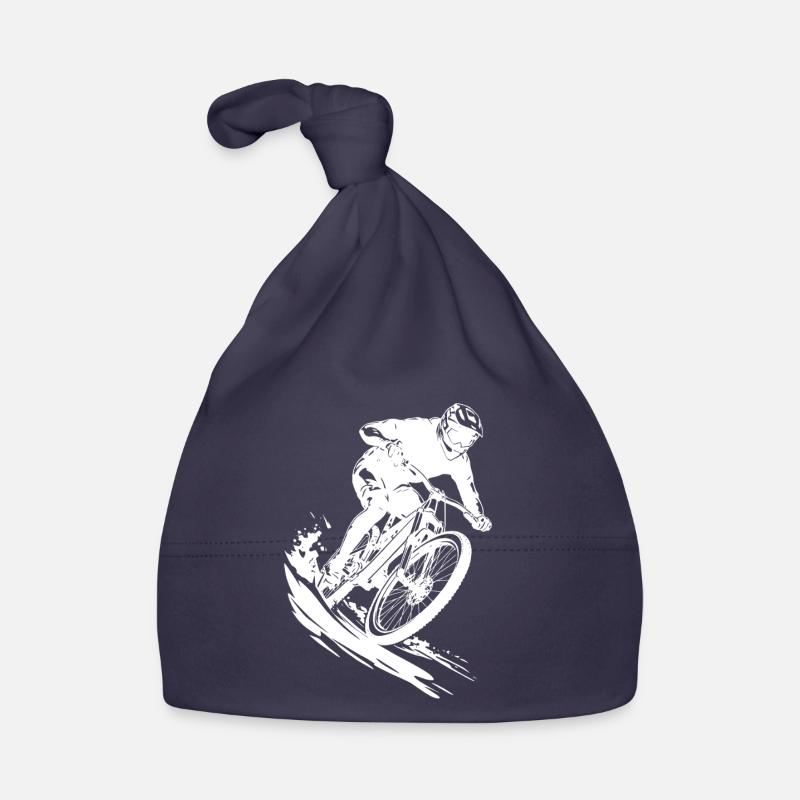 VTT Biker Art Cyclisme Bonnet bio Bébé