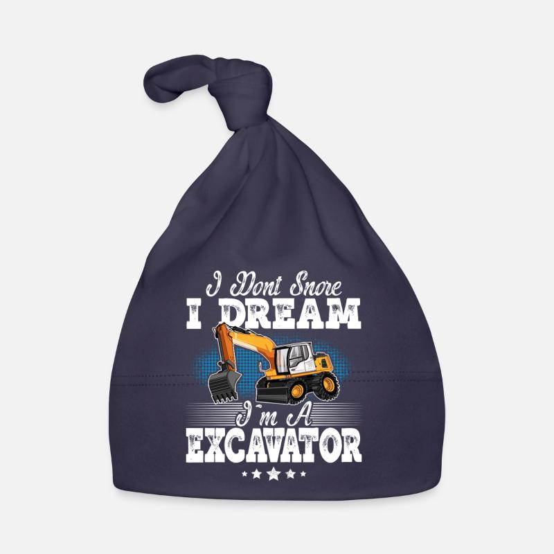 Baggerfahrer Baby Bio-Mütze