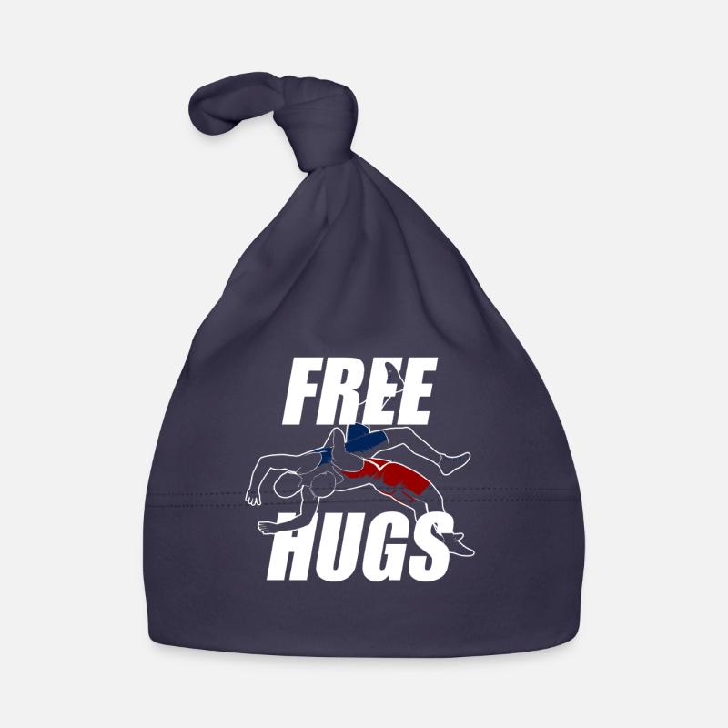 Câlins gratuits Lutteur de catch drôle Bonnet bio Bébé