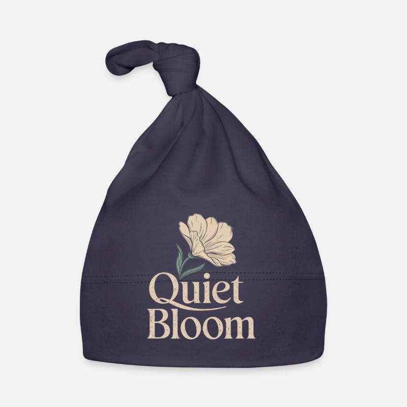 Floraison Silencieuse – Floraison Délicate Bonnet bio Bébé