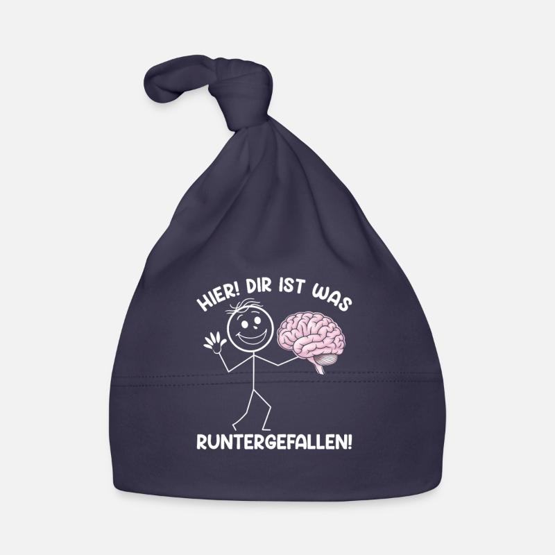 Hier Dir Ist Was Runtergefallen Sarkastischer Baby Bio-Mütze